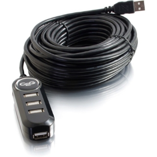 Picture of C2G 12m USB 2.0 A Male to A Female 4-Port Active Extension Cable