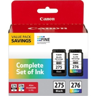 Picture of Canon PG-275/CL-276 Original Ink Cartridge - Value Pack - Black, Color