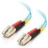 Picture of C2G 4m LC-LC 10Gb 50/125 OM3 Duplex Multimode PVC Fiber Optic Cable (USA-Made) - Aqua