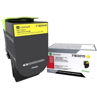 Picture of Lexmark Unison Original Toner Cartridge - Yellow