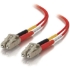 Picture of C2G-3m LC-LC 50/125 OM2 Duplex Multimode PVC Fiber Optic Cable - Red