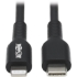 Picture of Tripp Lite USB-C to Lightning Sync/Charge Cable (M/M), MFi Certified, Black, 2 m (6.6 ft.)