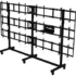 Picture of Peerless-AV SmartMount Portable Video Wall Cart 4x3 Configuration for 46" To 55" Displays