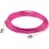 Picture of AddOn 2m LC (Male) to LC (Male) Magenta OM4 Duplex Fiber LSZH-Rated Patch Cable