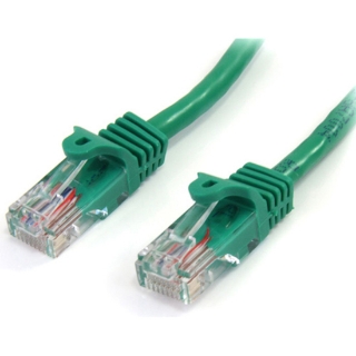 Picture of StarTech.com 3 ft Green Cat5e Snagless UTP Patch Cable
