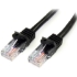 Picture of StarTech.com 6 ft Black Snagless Cat 5e UTP Patch Cable