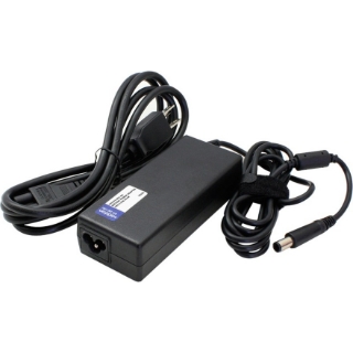 Picture of HP 391173-001 Compatible 90W 19V at 4.7A Black 7.4 mm x 5.0 mm Laptop Power Adapter and Cable