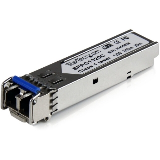 Picture of StarTech.com Cisco GLC-LH-SMD Compatible SFP Module - 1000BASE-LH - 1GE Gigabit Ethernet SFP 1GbE Single Mode Fiber SMF Optic Transceiver