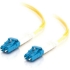 Picture of C2G 1m LC-LC 9/125 OS1 Duplex Singlemode PVC Fiber Optic Cable (USA-Made) - Yellow