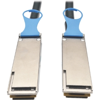 Picture of Tripp Lite QSFP28 to QSFP28 100GbE Passive DAC Copper InfiniBand Cable QSFP-100G-CU1M Compatible (M/M), 1 m (3 ft)