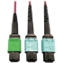 Picture of Tripp Lite Multimode Fiber Optic Cable MTP/MPO-APC to x2 12F MTP/MPO-UPC F/F 3M