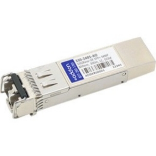Picture of AddOn Dell 330-2405 Compatible TAA Compliant 10GBase-SR SFP+ Transceiver (MMF, 850nm, 300m, LC, DOM)
