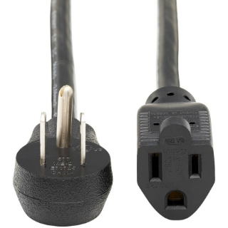 Picture of Tripp Lite Power Extension Cord Right-Angle 5-15P to 5-15R 16AWG 13A 3ft
