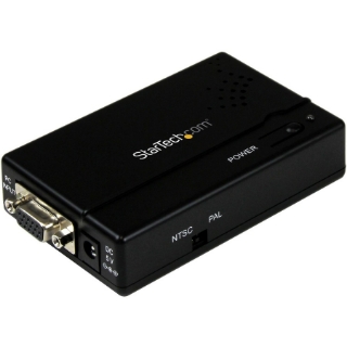 Picture of StarTech.com High Resolution VGA to Composite (RCA) or S-Video Converter - PC to TV