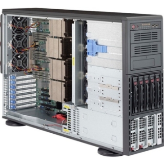 Picture of Supermicro 8048B-C0R3FT Barebone System - 4U Tower - Socket R1 LGA-2011 - 4 x Processor Support