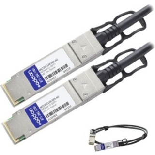 Picture of AddOn Mellanox MC2207128-003 Compatible TAA Compliant 56GBase-CU QSFP+ to QSFP+ Direct Attach Cable (Passive Twinax, 3m)