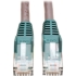 Picture of Tripp Lite 10ft Cat6 Gigabit Crossover Molded Patch Cable RJ45 M/M Gray 10'