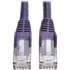 Picture of Tripp Lite 3ft Cat6 Gigabit Snagless Molded Patch Cable RJ45 M/M Purple 3'