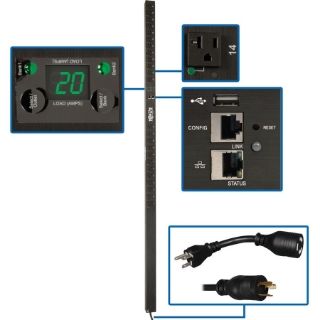 Picture of Tripp Lite PDU Switched 120V 20A 24 5-15/20R L5-20P LX Interface 0URM TAA