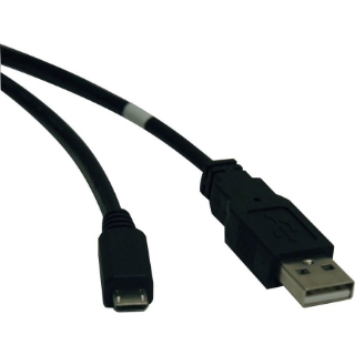 Picture of Tripp Lite 3ft USB 2.0 Hi-Speed Cable A Male to USB Micro-B M/M