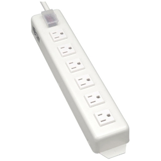 Picture of Tripp Lite Power Strip Metal 120V 5-15R Right Angle 6 Outlet 15' Cord