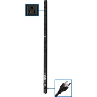 Picture of Tripp Lite PDU Basic 120V 1.44kW 16 NEMA 5-15R 5-15P 15ft Cord 48in 0URM