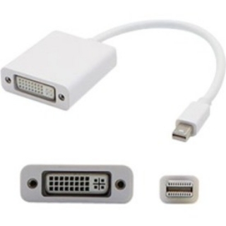 Picture of Apple Computer MB570Z/B Compatible Mini-DisplayPort 1.1 Male to DVI-I (29 pin) Female White Adapter For Resolution Up to 1920x1200 (WUXGA)