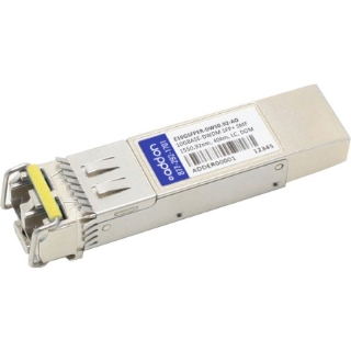 Picture of AddOn Intel E10GSFPER-DW50.92 Compatible TAA Compliant 10GBase-DWDM 100GHz SFP+ Transceiver (SMF, 1550.92nm, 40km, LC, DOM)