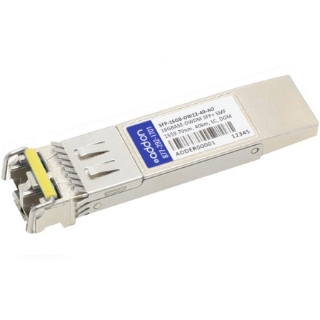 Picture of AddOn MSA and TAA Compliant 16Gbs Fibre Channel DWDM 100GHz SFP+ Transceiver (SMF, 1559.79nm, 40km, LC, DOM)