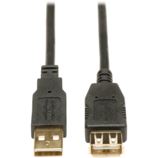 Picture of Tripp Lite 3ft USB 2.0 Hi-Speed Extension Cable Shielded A Male / Female