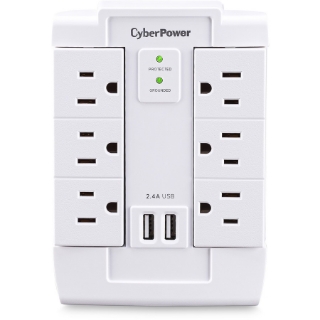 Picture of CyberPower CSP600WSURC2 Professional 6 - Outlet Surge with 1200 J