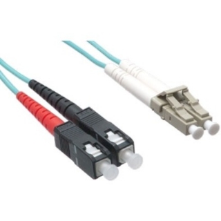 Picture of LC/SC 10G Multimode Duplex OM3 50/125 Fiber Optic Cable 25m - TAA Compliant