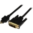 Picture of StarTech.com 3ft (1m) Micro HDMI to DVI Cable, Micro HDMI to DVI Adapter Cable, Micro HDMI Type-D to DVI-D Monitor/Display Converter Cord