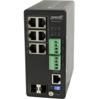 Picture of Transition Networks Managed Hardened PoE+ Switch