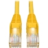 Picture of Tripp Lite 3ft Cat5e / Cat5 Snagless Molded Patch Cable RJ45 M/M Yellow 3'