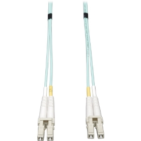 Picture of Tripp Lite 0.5M 10Gb Duplex Multimode 50/125 OM3 LSZH Fiber Cable LC/LC Aqua