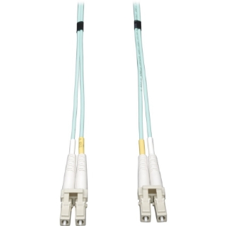 Picture of Tripp Lite 0.5M 10Gb Duplex Multimode 50/125 OM3 LSZH Fiber Cable LC/LC Aqua