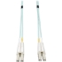 Picture of Tripp Lite 0.5M 10Gb Duplex Multimode 50/125 OM3 LSZH Fiber Cable LC/LC Aqua