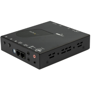 Picture of StarTech.com HDMI Over Ethernet Receiver for ST12MHDLAN2K -?Extends HDMI signal and RS232 control to one or multiple displays?- Video resolutions up to 1080p - Mobile App?-?Shelf-mounting hardware included - Uses Cat5e or Cat6 cabling