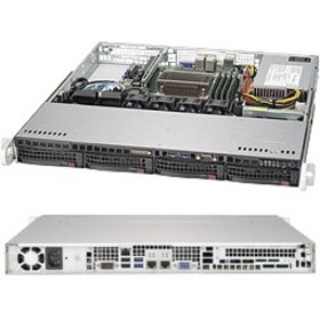 Picture of Supermicro SuperServer 5019S-M Barebone System - 1U Rack-mountable - Socket H4 LGA-1151 - 1 x Processor Support