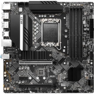 Picture of MSI PRO B660M-A DDR4 Desktop Motherboard - Intel B660 Chipset - Socket LGA-1700 - Intel Optane Memory Ready - Micro ATX