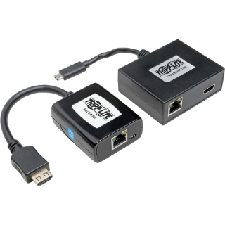 Picture of Tripp Lite USB C to HDMI Over Cat6 Extender Kit w/ PoC USB 3.1 1080p 150ft