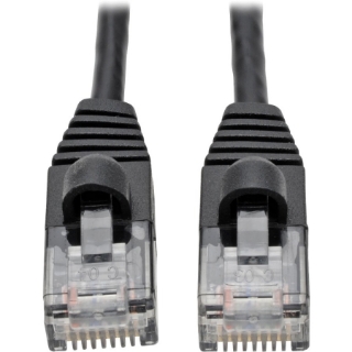 Picture of Tripp Lite Cat6a 10G Snagless Molded Slim UTP Patch Cable M/M Black 2ft 2'