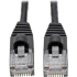 Picture of Tripp Lite Cat6a 10G Snagless Molded Slim UTP Patch Cable M/M Black 2ft 2'