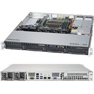 Picture of Supermicro SuperServer 5019S-MR Barebone System - 1U Rack-mountable - Socket H4 LGA-1151 - 1 x Processor Support