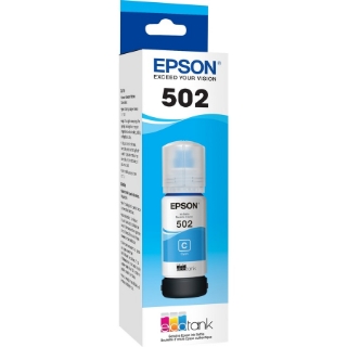 Picture of Epson T502, Cyan Ink Bottle