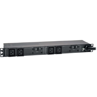 Picture of Tripp Lite PDU Basic 208V / 240V 5/5.8kW 30A C19 4 Outlet L6-30P Horizontal 1URM