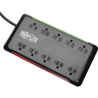 Picture of Tripp Lite 10-Outlet Surge Protector Power Strip 6ft Cord 2880 Joules Black