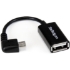 Picture of StarTech.com 5in Right Angle Micro USB to USB OTG Host Adapter M/F