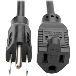 Picture of Tripp Lite Power Extension Cord 18 AWG 10A NEMA 5-15R to NEMA 5-15P 3ft 3'